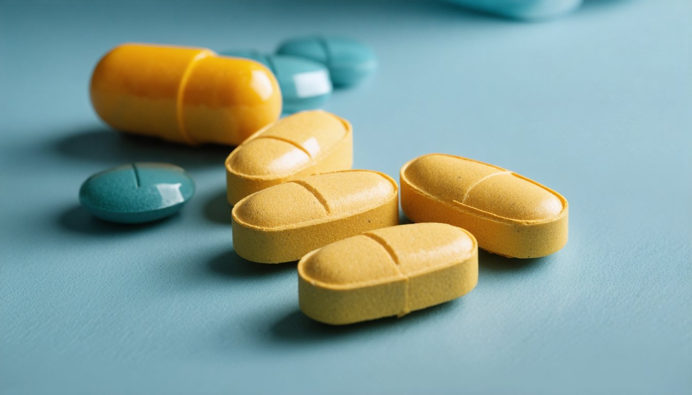 Illustration of adults of different ages discussing libido supplements with a healthcare professional